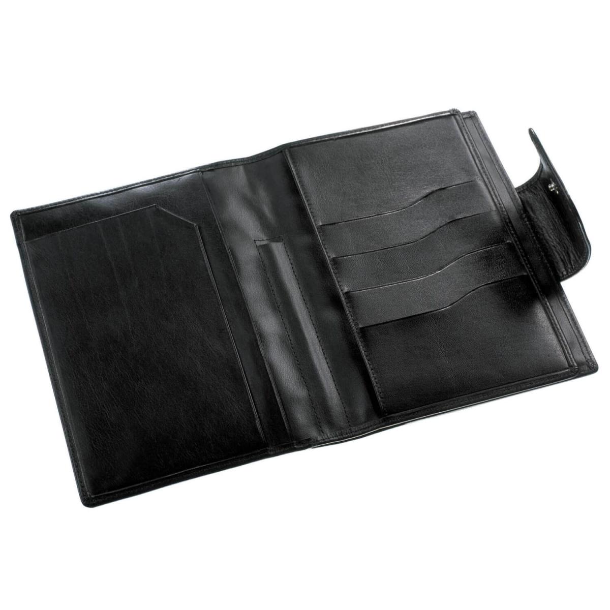 Ron McLaine Taschenkalender EASYfolder Lederhülle ROM (schwarz)